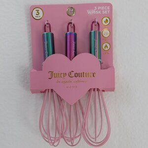(#115) Juicy Couture 3pc Pink Mini Whisk Set